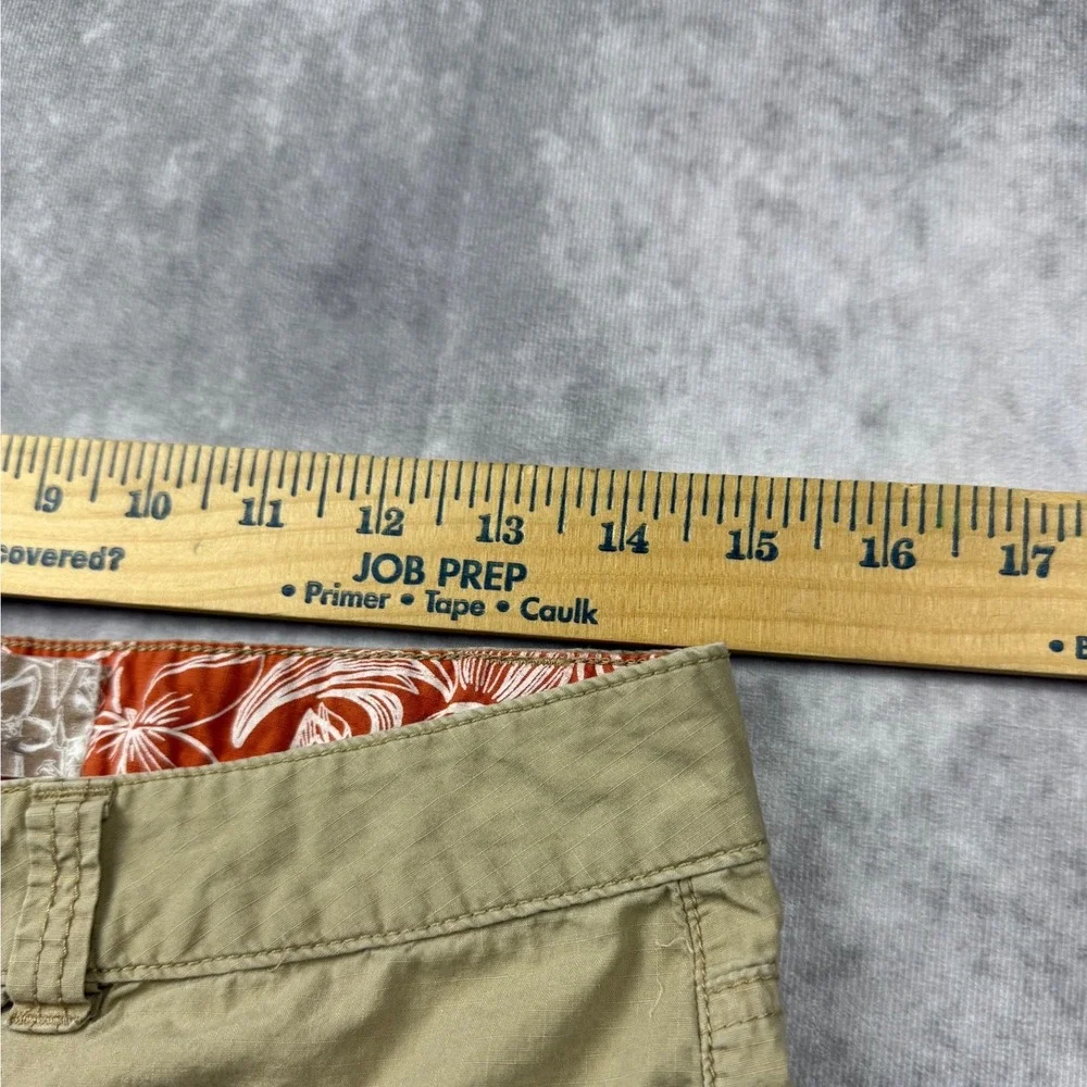 ONeill Womens Khaki Ripstop Cotton Utility Shorts Tan Size 3